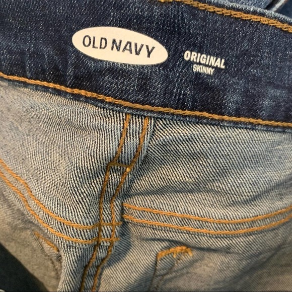 Old Navy Original Dark Wash Skinny Denim Jeans Size 4 - Picture 8 of 8